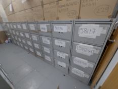 (12) Steel Four Drawer Filing Cabinets