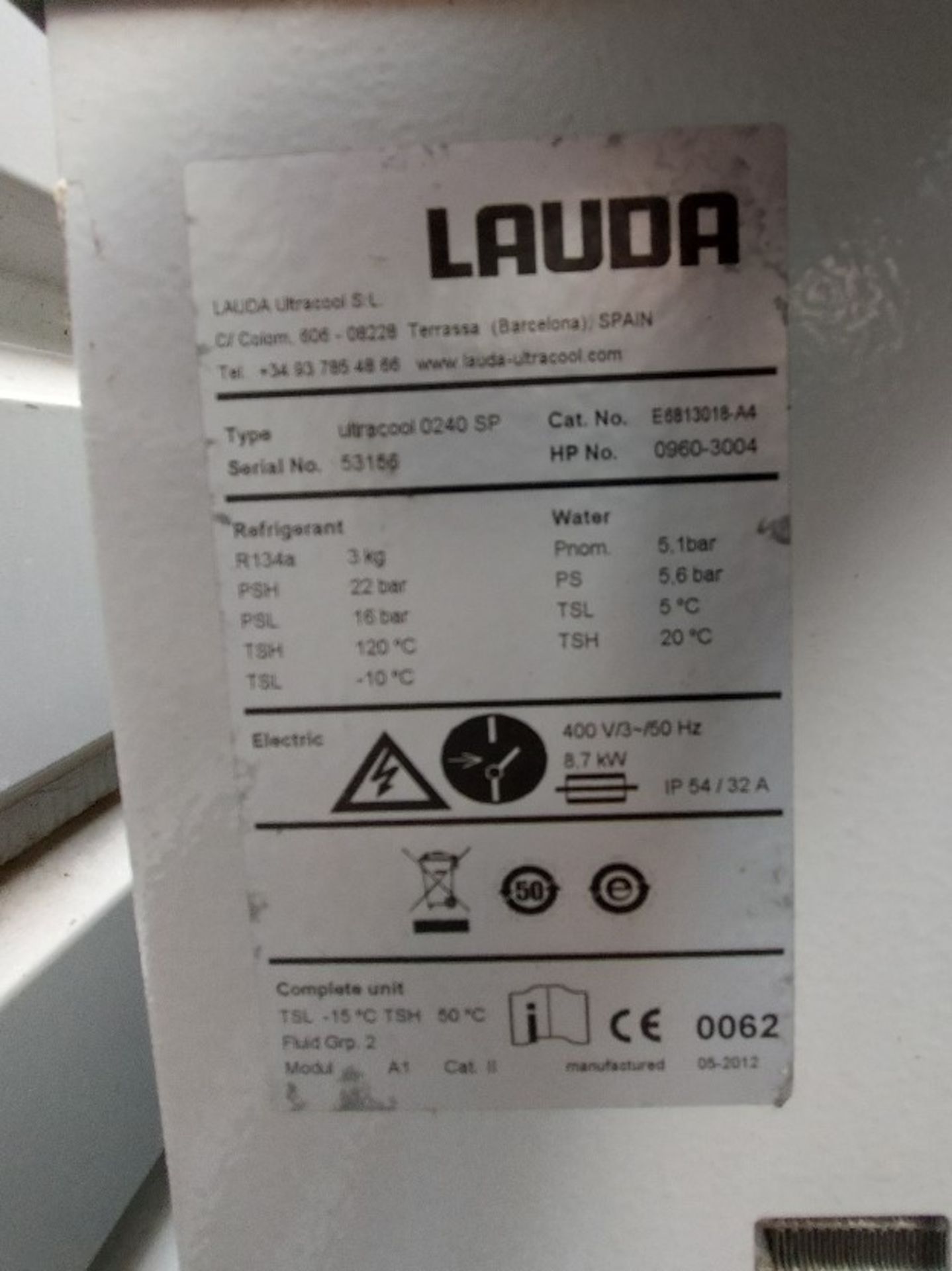 Lauda UC-0240SP Ultracool Circulation Chiller - Bild 5 aus 5