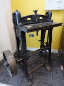 Hampson Bettridge & Co Cast Iron Guillotine