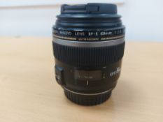 Canon Macro Lens EF-S/2.8 60mm Lens