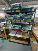 (2) Bays of Boltless Shelving & Contents to Include: