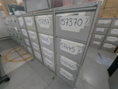 (10) Steel Four Drawer Filing Cabinets