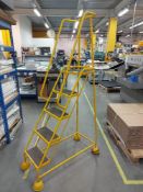 Five Tread Steel Warehouse Safety Ladder
