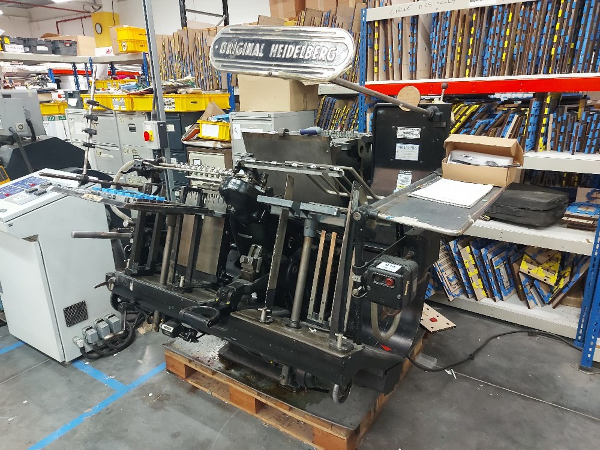 Heidelberg 13in x 18in Converted Cutting & Creasing Platen - Image 2 of 9