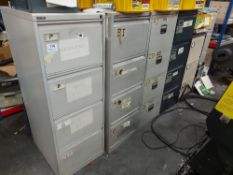 (6) Steel Filing Cabinets