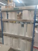 Bay of Four Tier Boltless Shelving & Contents