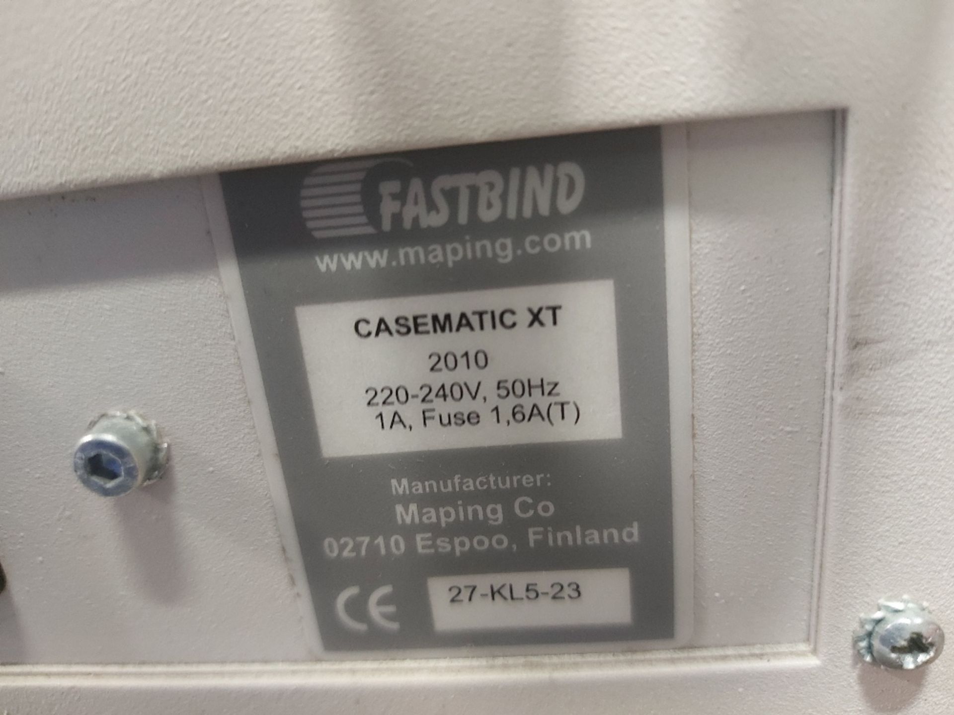 Fastbind Casematic XT Hot Melt Glue Binder - Image 3 of 3