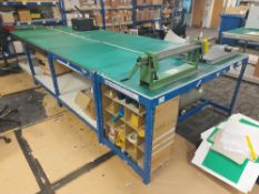 (4) Steel Two Tier Boltless Workbenches