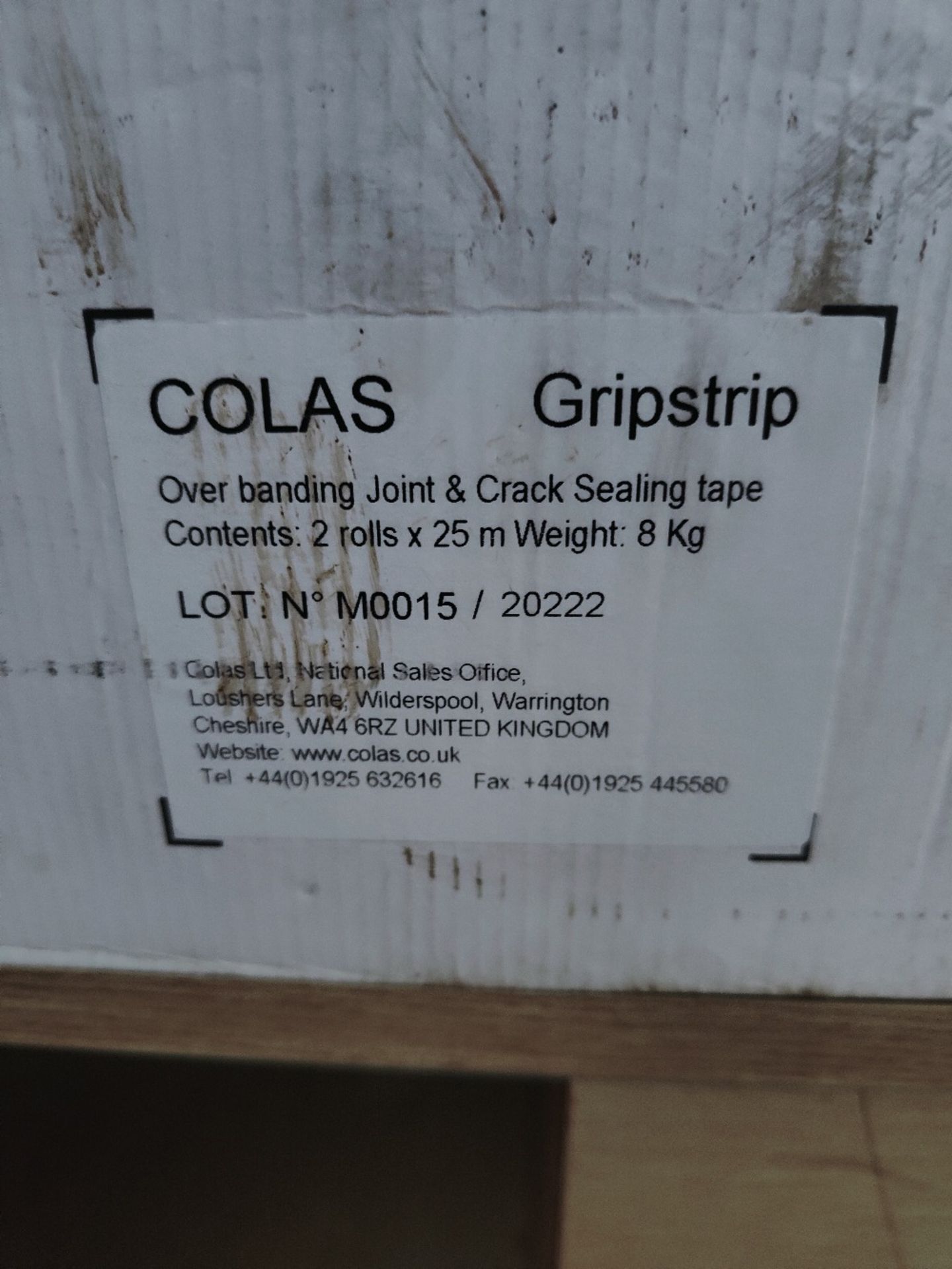 Colas Gripstrip over banding joint and crack sealing tape - Image 3 of 3