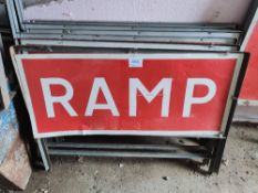 (6) Ramp traffic signs