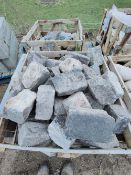 (2) Crates of paving stones, as lotted