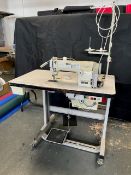 Brother Edexra F-40 Industrial Sewing Machine with Sewing Table