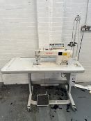 SunStar KM-2300MG Lockstitch Straight Stitch Industrial Sewing Machine with Cutting Table