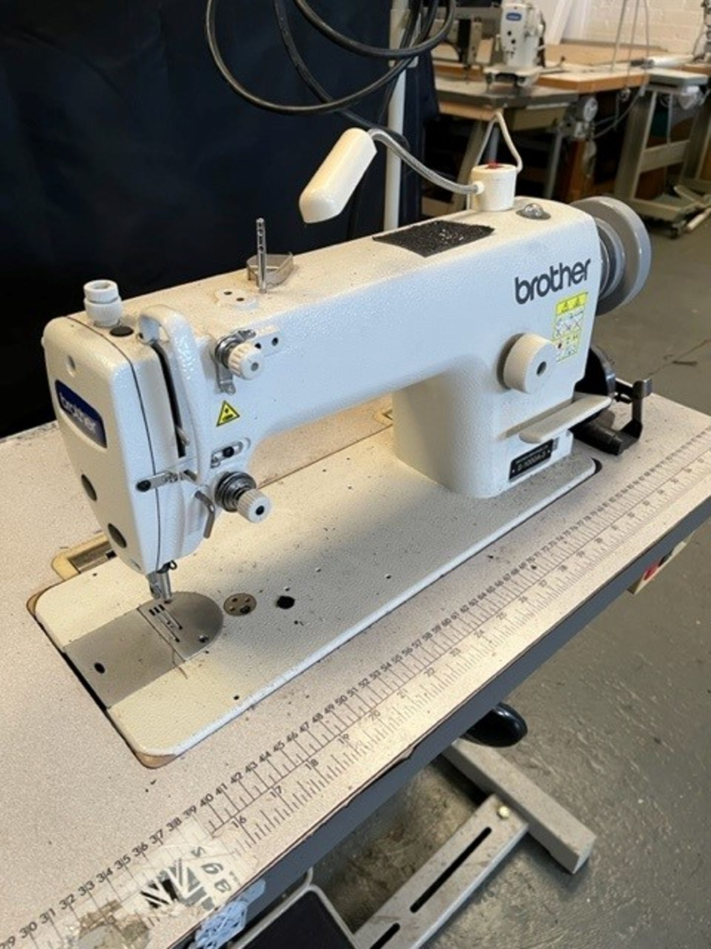 Brother S-1000A-3 Industrial Lockstitch Sewing Machine with Sewing Table - Image 4 of 7