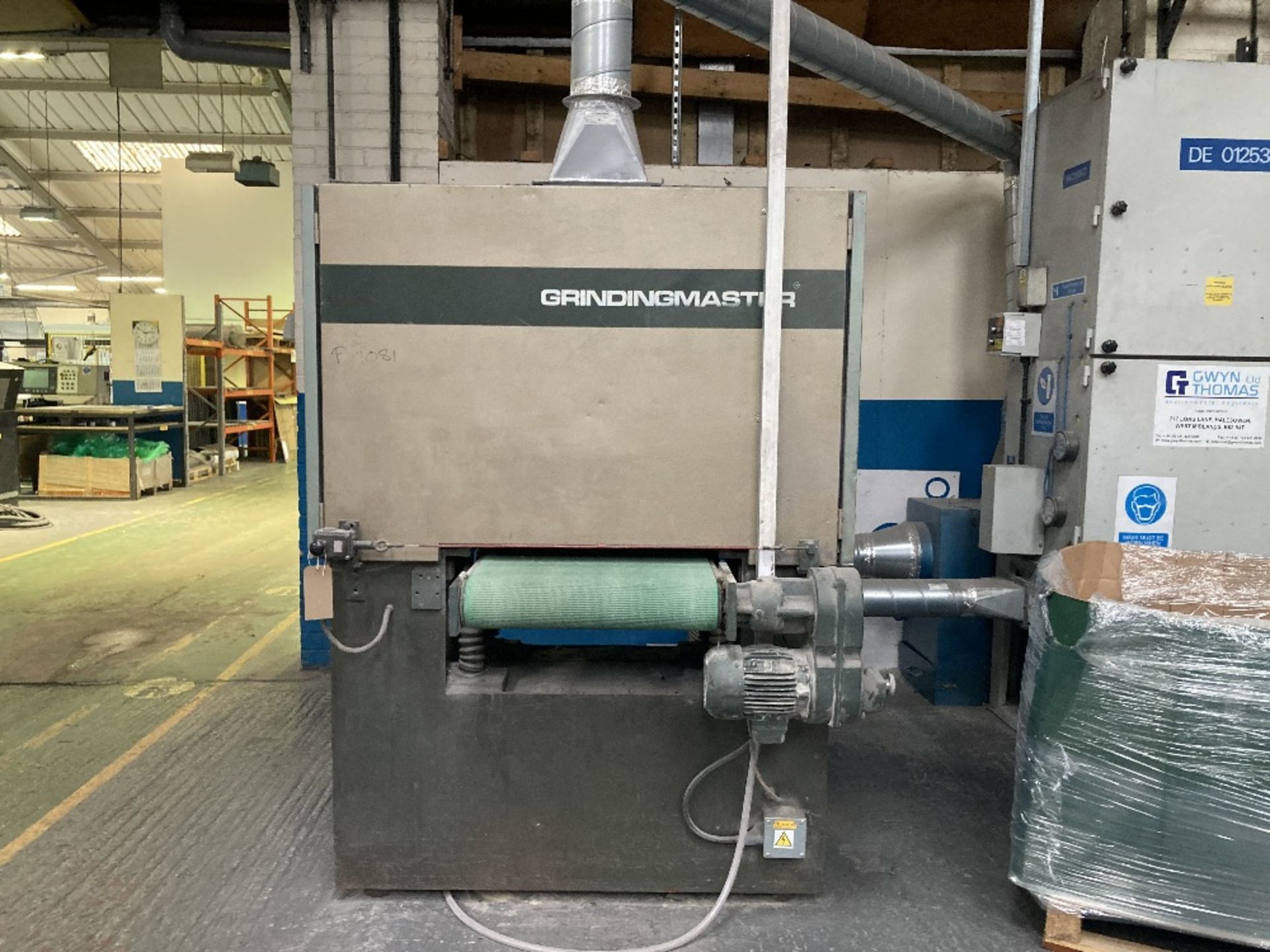 Grindingmaster MCSB600 Wide Belt Grinder With Gwyn Thomas Freestanding Dust Extraction Unit - Image 2 of 11