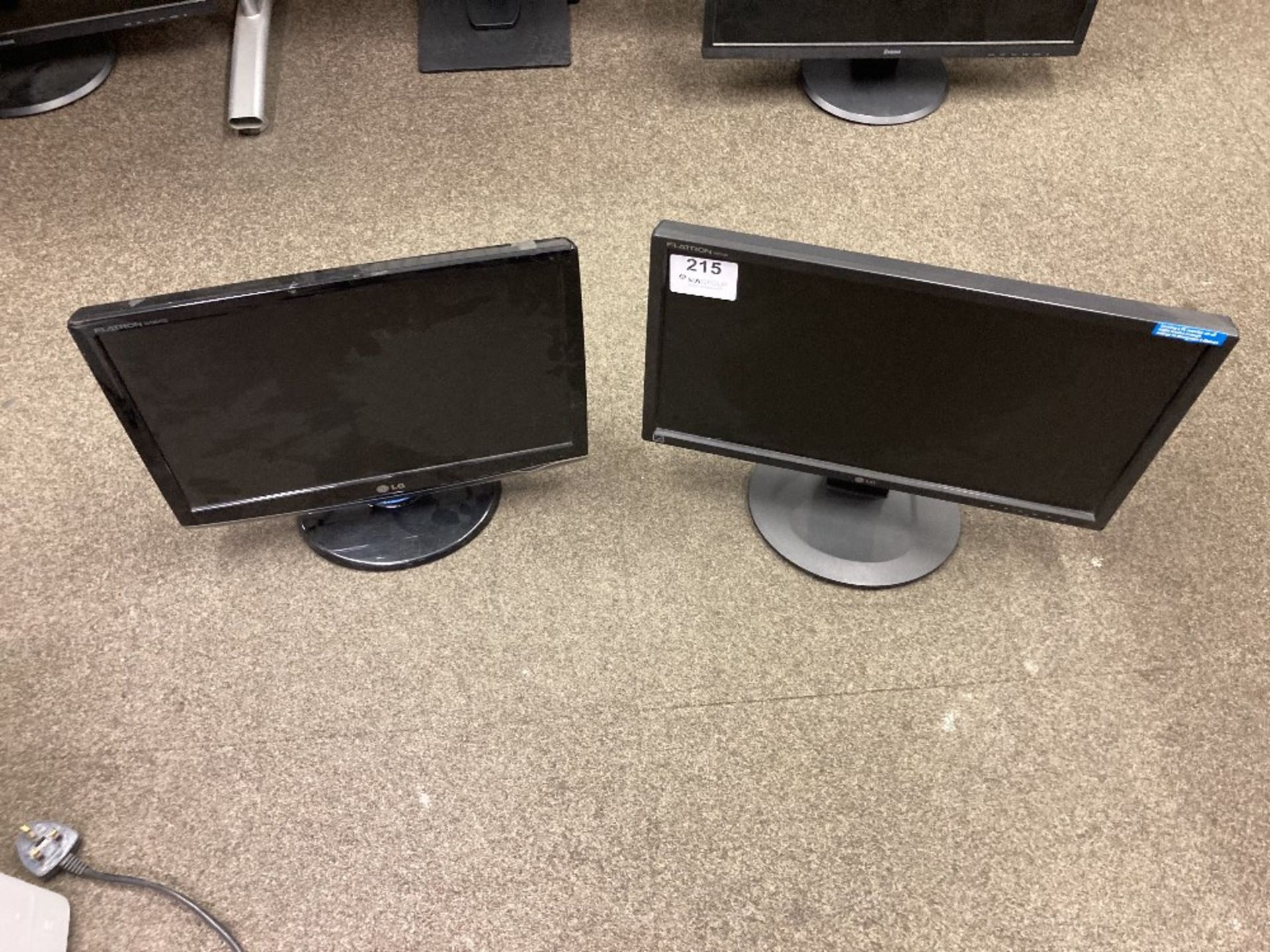 (2) LG Flat Screen Monitors to include: