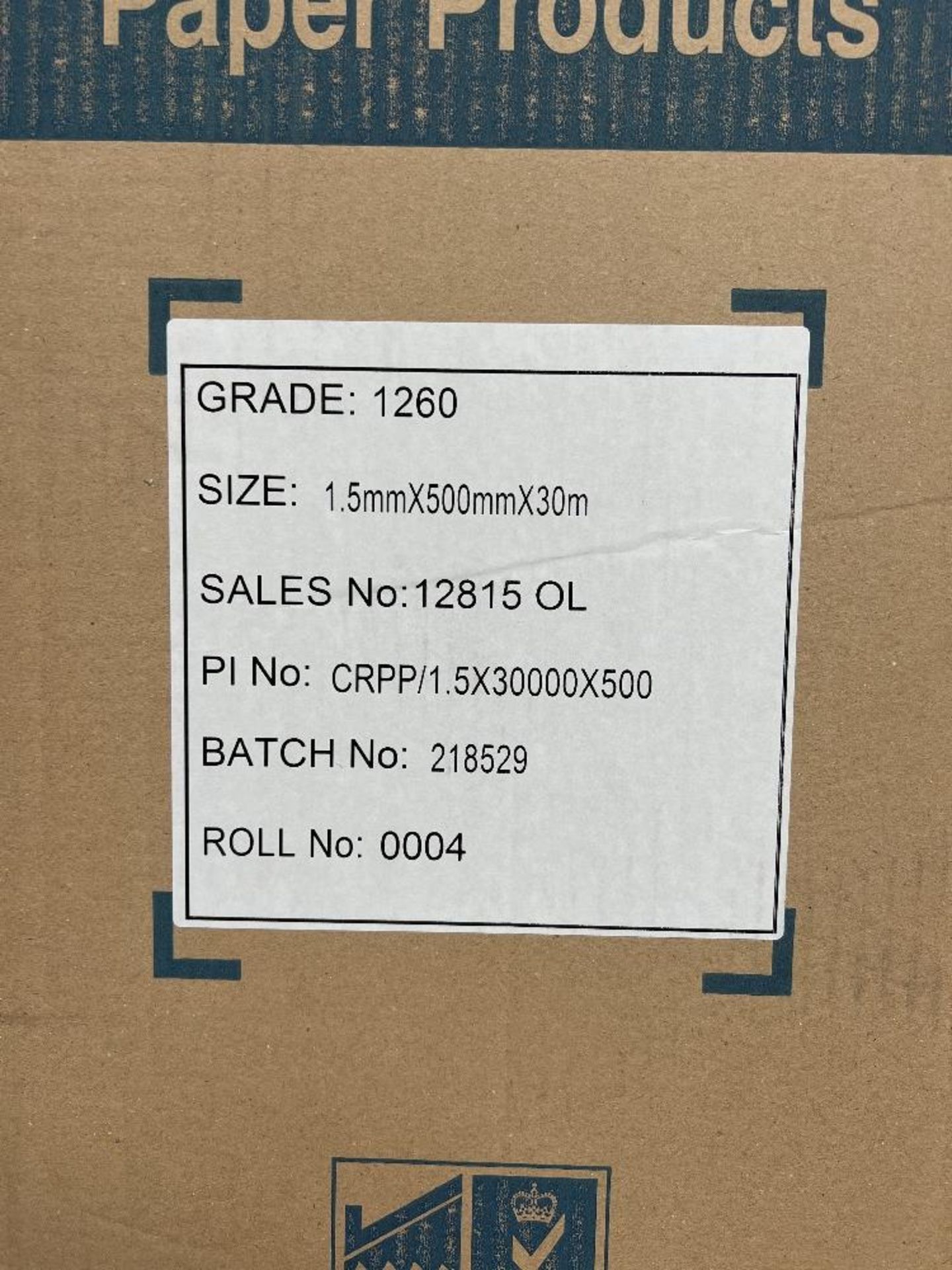 (6) boxes of 30m x 1.5mm thick Kaowool 1260 grade - Bild 2 aus 2