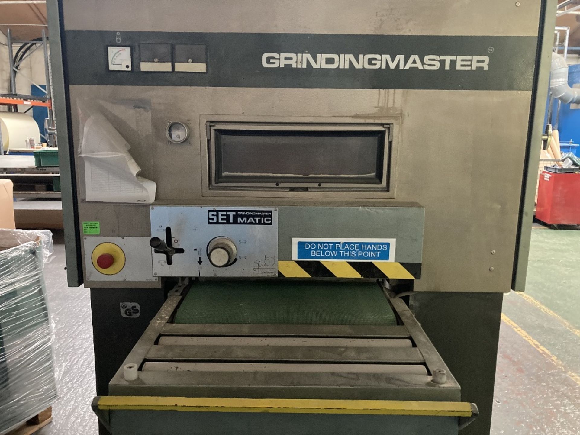 Grindingmaster MCSB600 Wide Belt Grinder With Gwyn Thomas Freestanding Dust Extraction Unit - Image 6 of 11