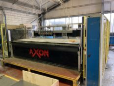 Axon Systems 3000mm x 1500m twin axis Six head waterjet cutting system
