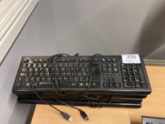 (4) HP USB Keyboards