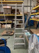 Ramsey Ladders 7-rung aluminium platform ladder