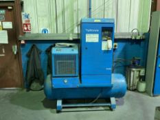 Hydrovane HV05 compressor with air dryer and receiver tank