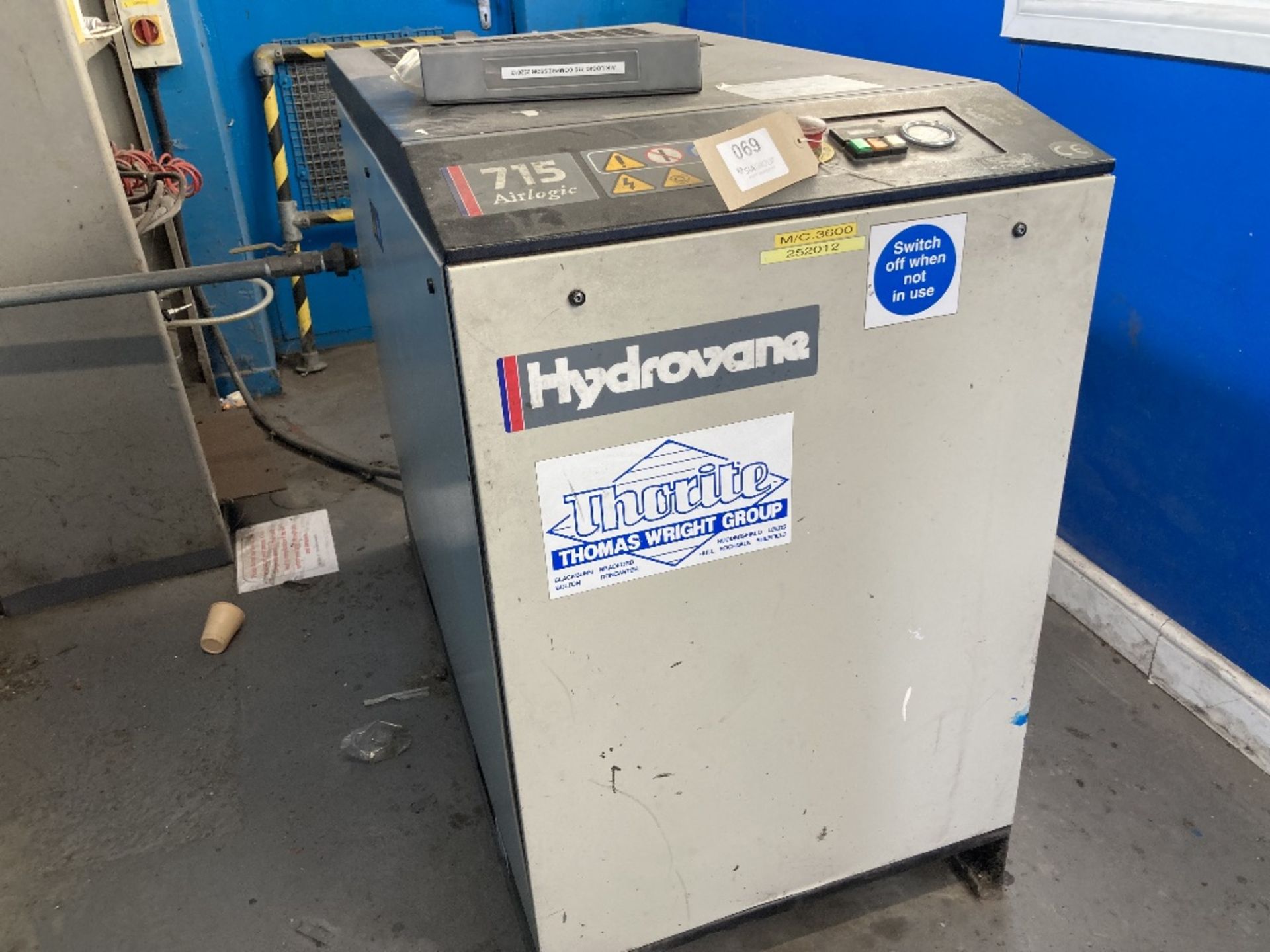 Hydrovane 715 Airlogic air compressor - Image 3 of 5