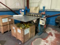 Martonair twin roll hot roller press with steel profile table and Tricool Thermal heater/cooler