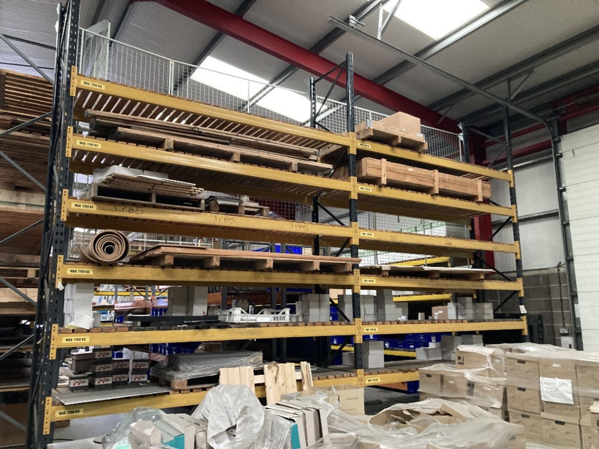 (17) bays of Heavy Duty boltless pallet Racking - Image 4 of 10