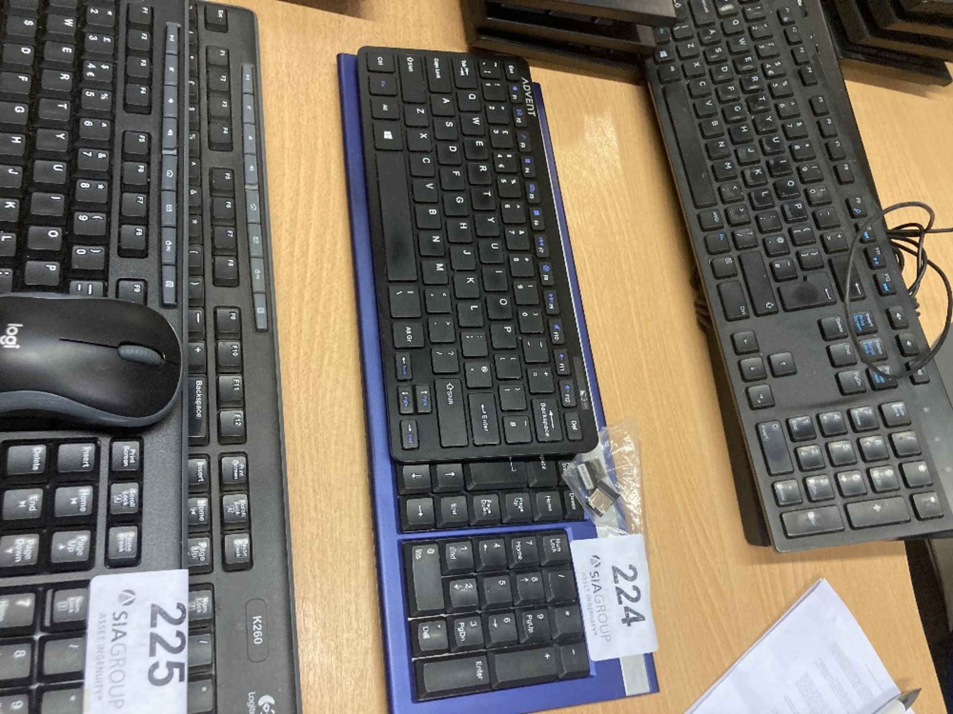 (2) Advent Wireless Keyboards & Dongles - Image 2 of 2