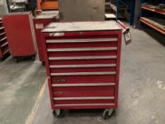 Clarke steel mobile 7-draw tool chest