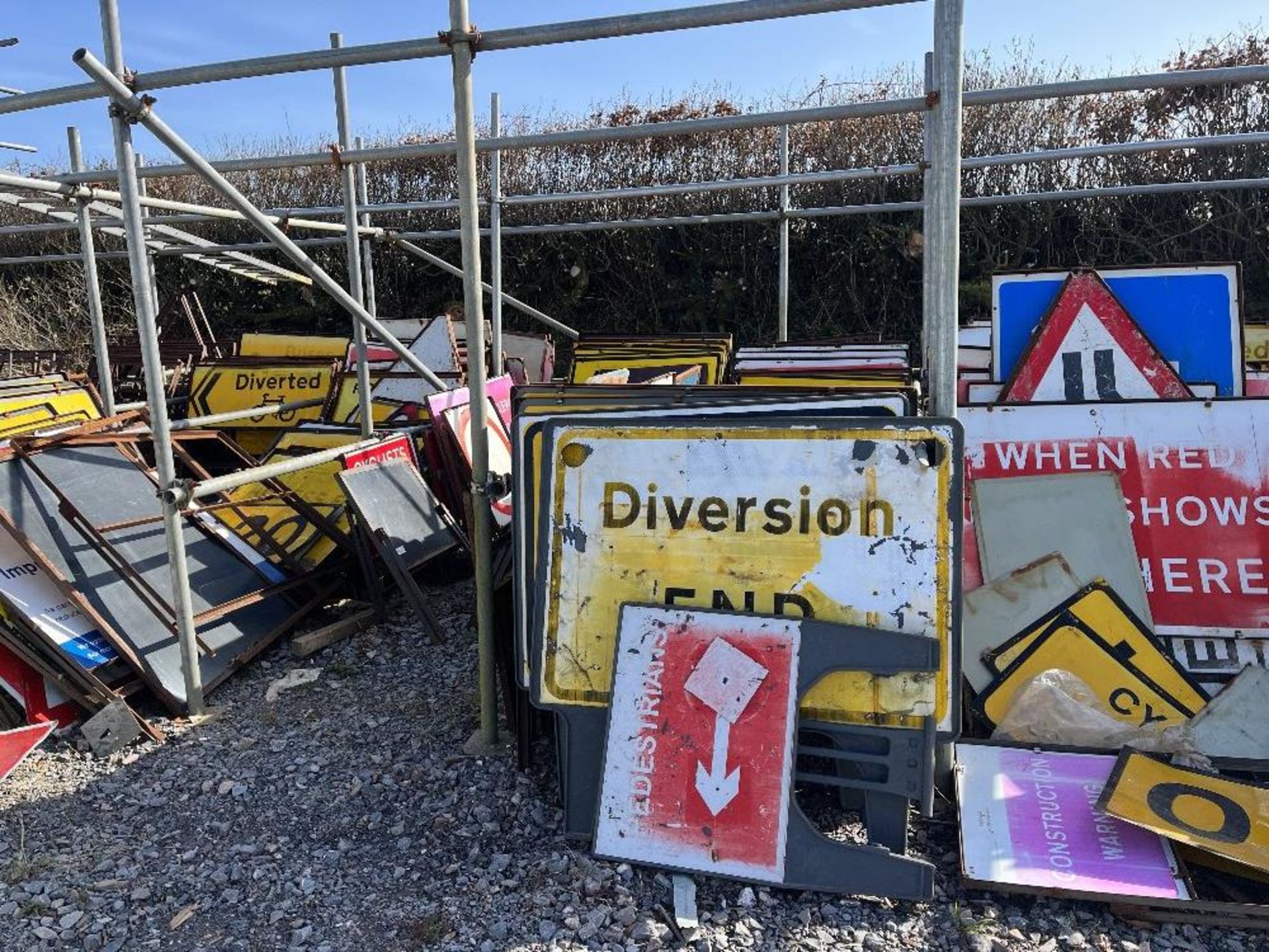 Large Quantity of Road Signs And Frames - Image 6 of 7