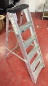 Five rung step ladder