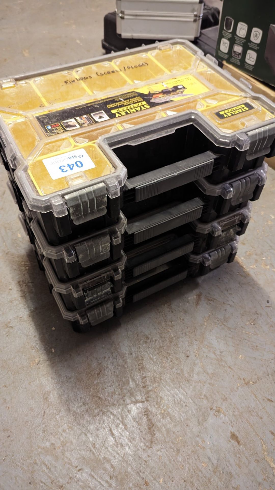 (4) Stanley deep pro stackable organisers - Bild 3 aus 3