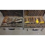 (2) diamond core drill bits sets