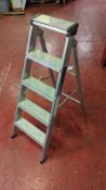 Youngman aluminium four rung step ladder
