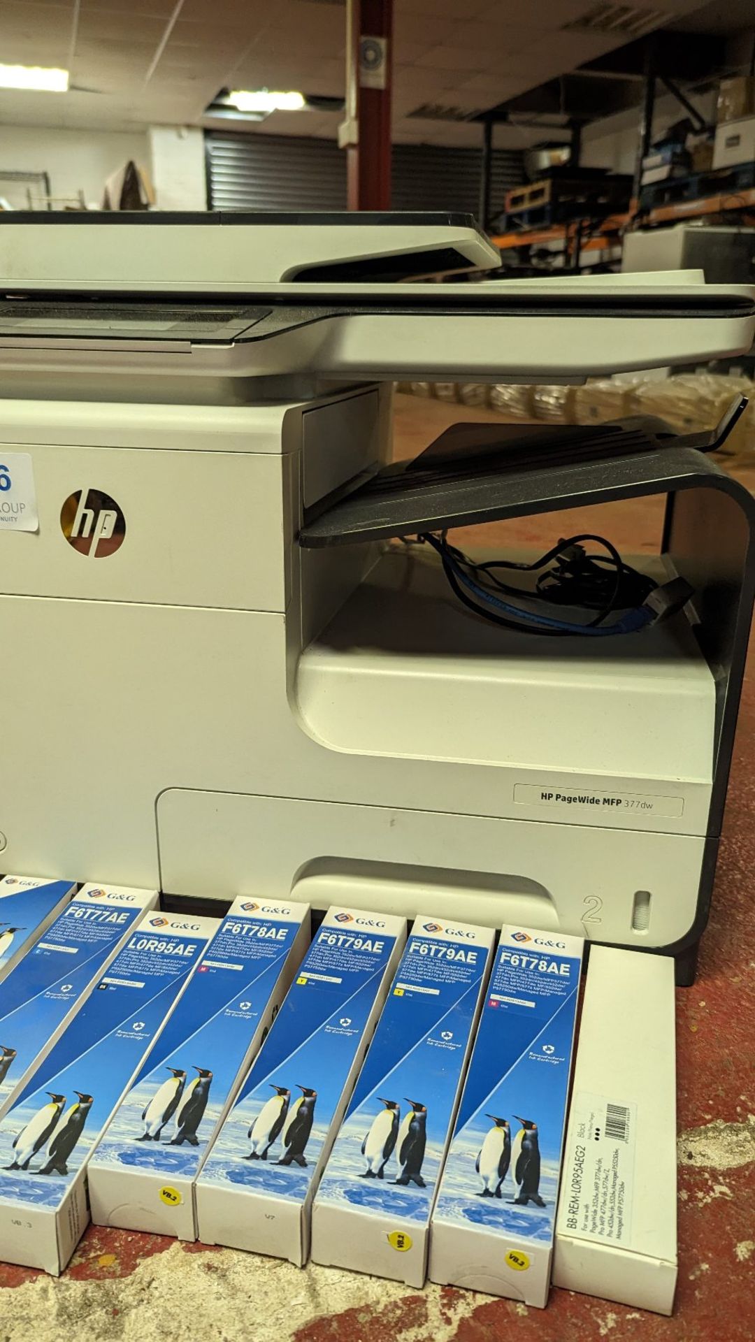 HP PageWide MFP 377dw printer - Image 2 of 4
