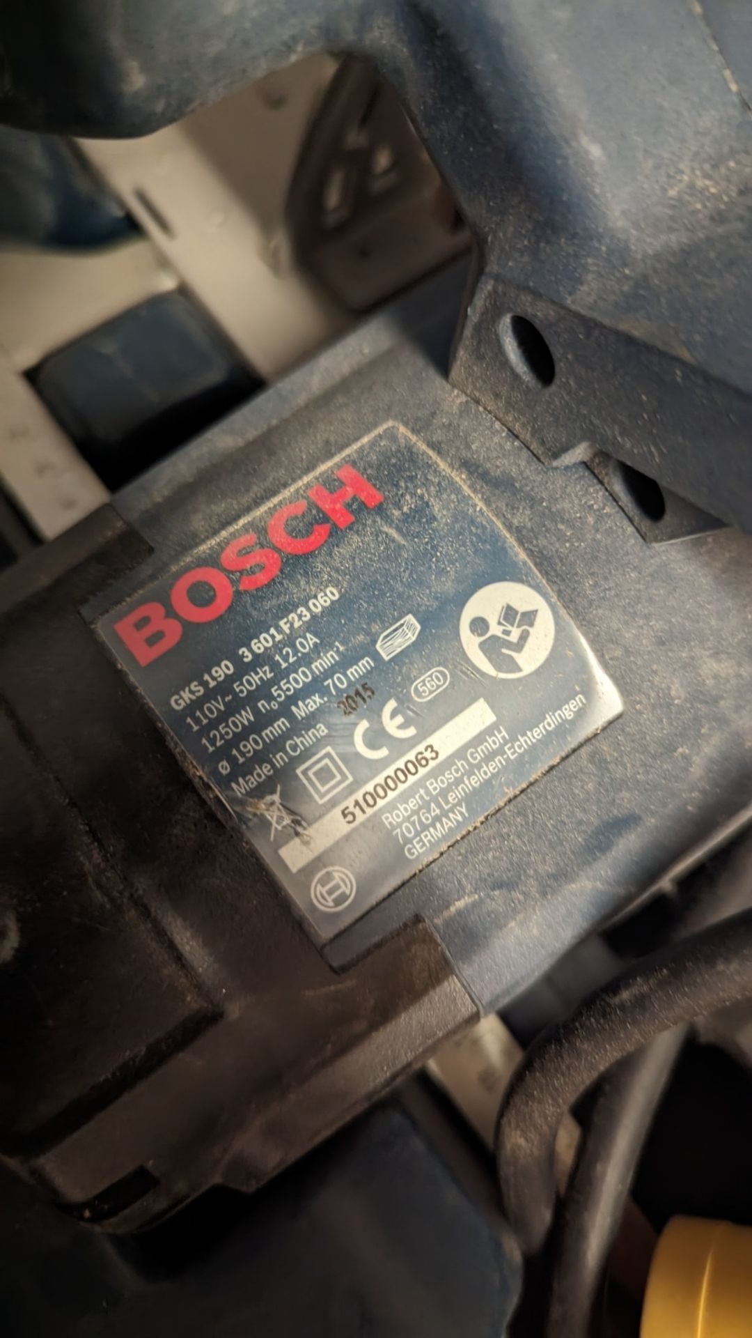 Bosch GKS 190 circular saw 110V - Image 2 of 3