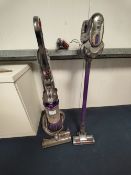 Dyson DC25 upright vacuum cleaner with Vytronix cordless vacuum cleaner