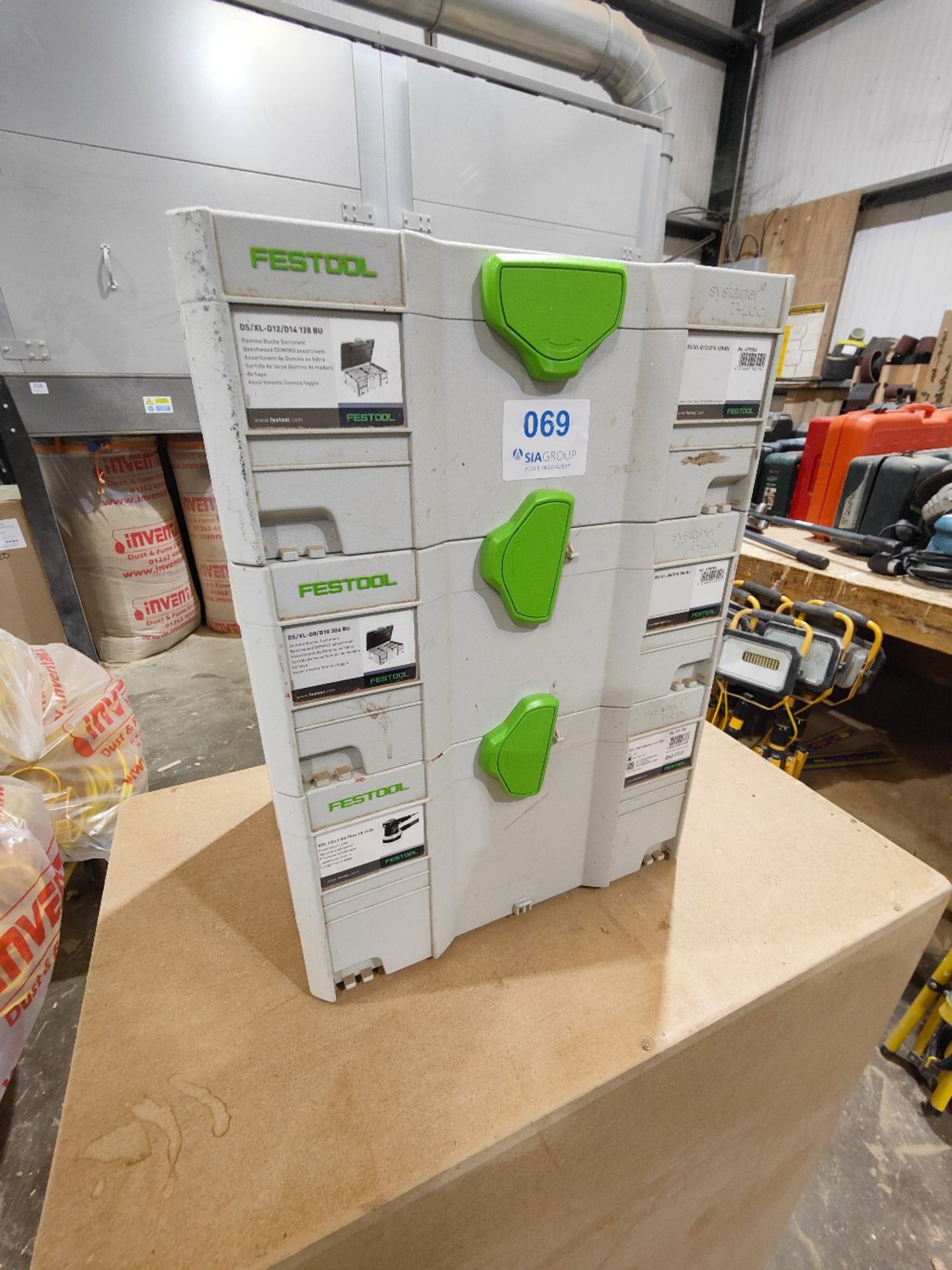 (3) Festool plastic storage boxes - Image 2 of 3