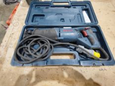 Bosch Professional GSA 1100 E 110V heavy duty reciprocating saw in case