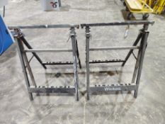 (2) Metal A-frame stands