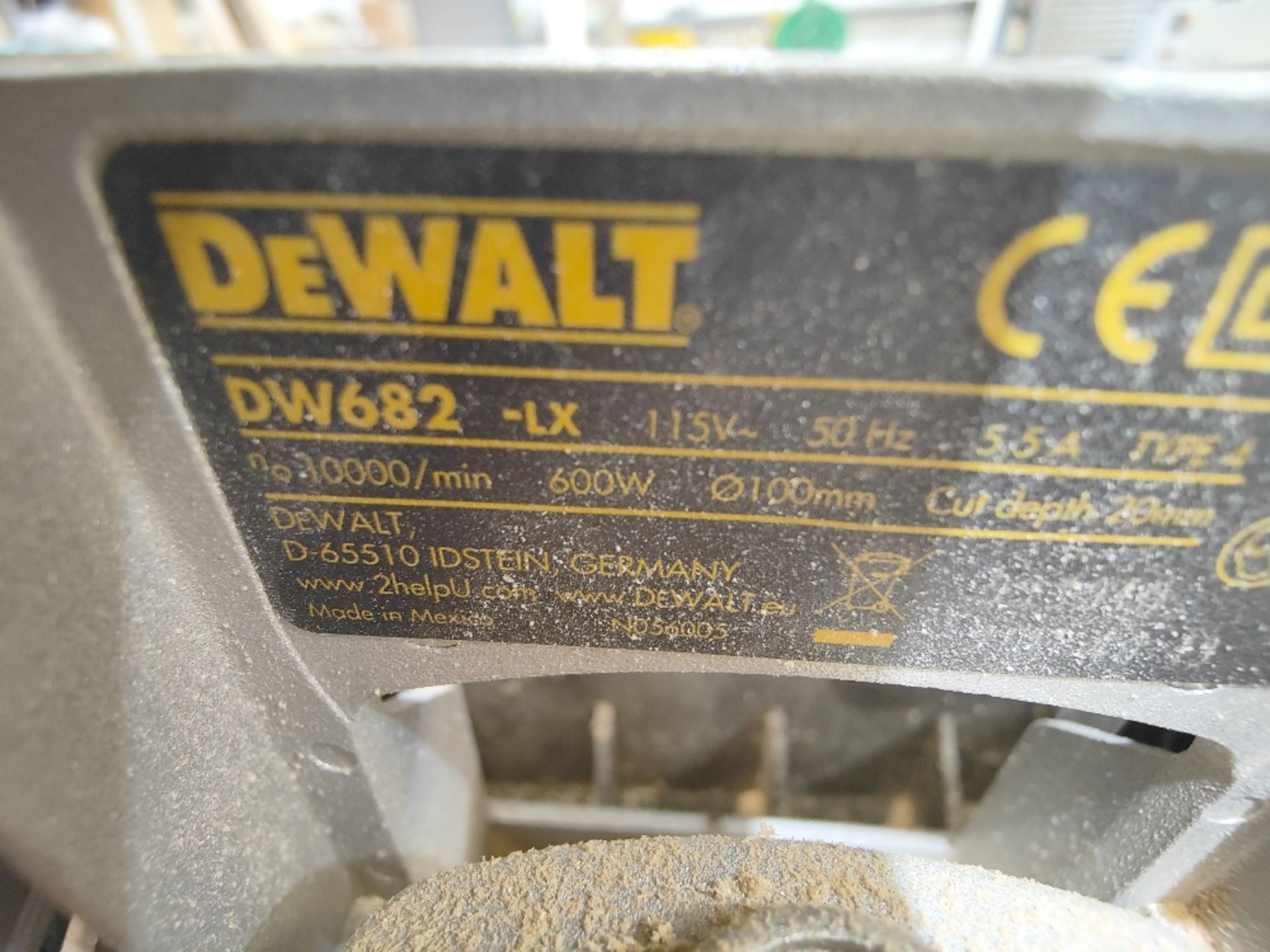 DeWalt DW682-LX 110V biscuit jointer - Image 3 of 3