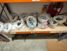 (11) Bags of mixed scaffolding joints and clamps