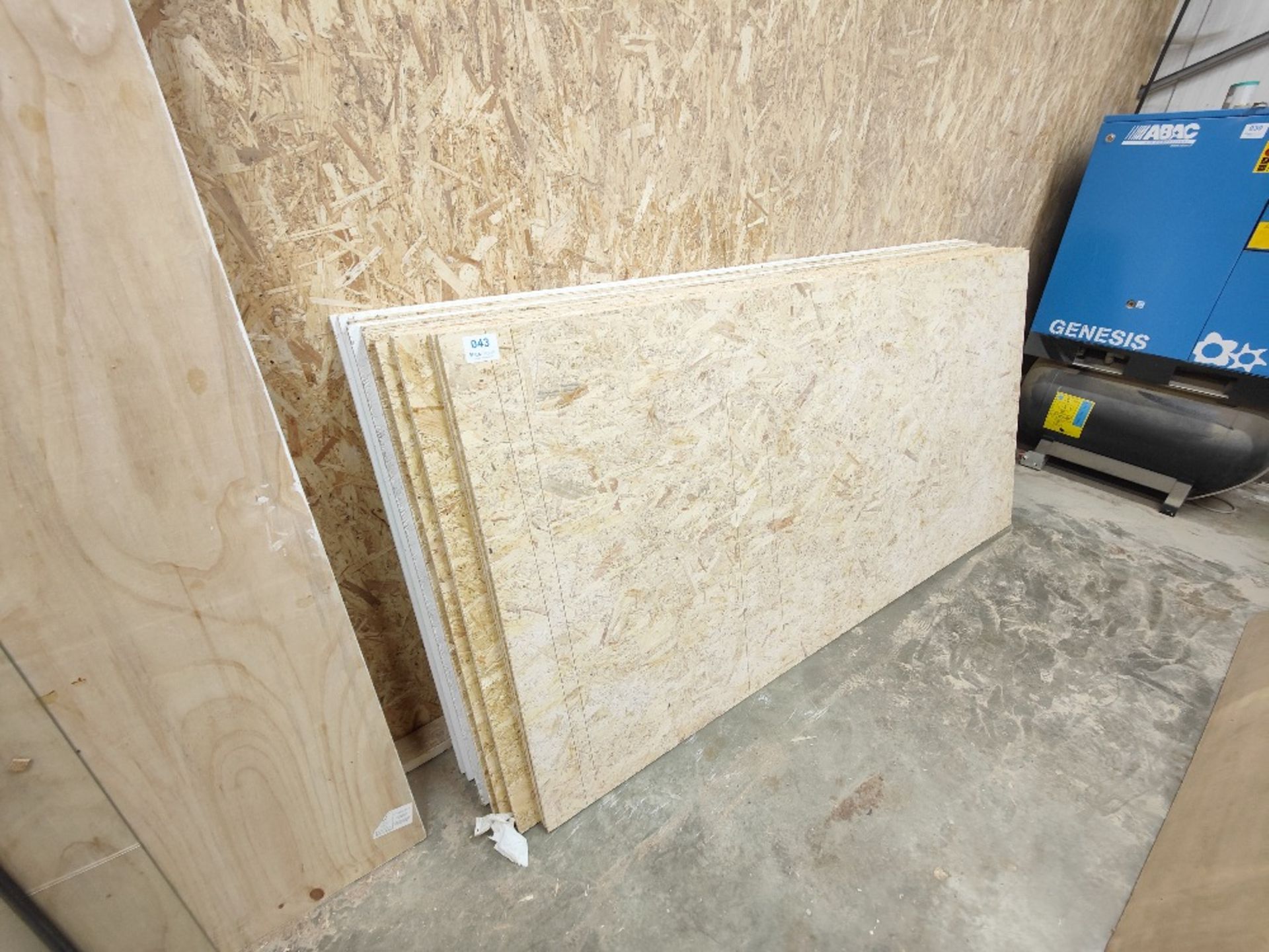 Large quantity of sheet timber stock to include: - Image 2 of 5