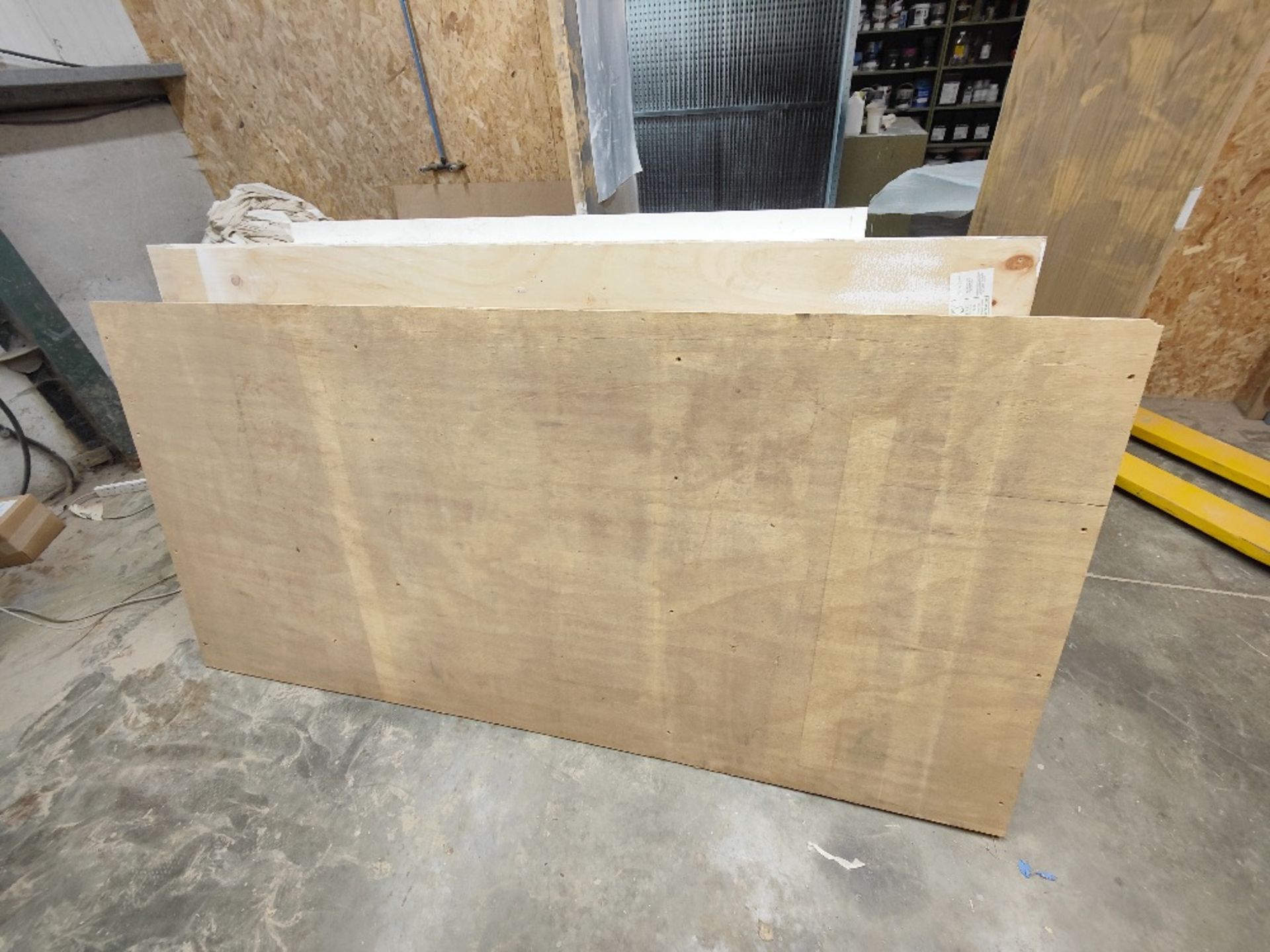 Large quantity of sheet timber stock to include: - Image 5 of 5