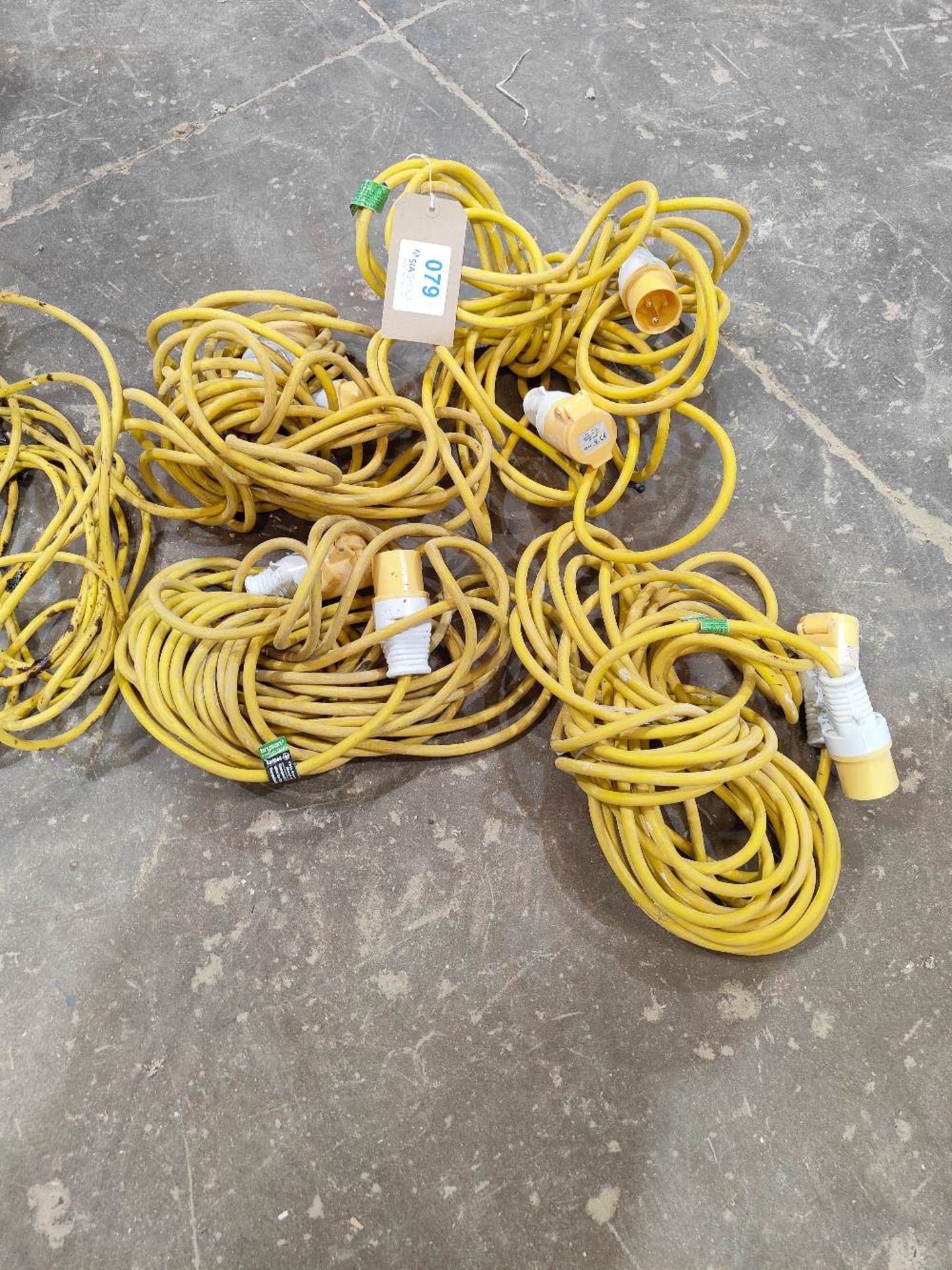 (5) 110V extension cords - Image 2 of 2