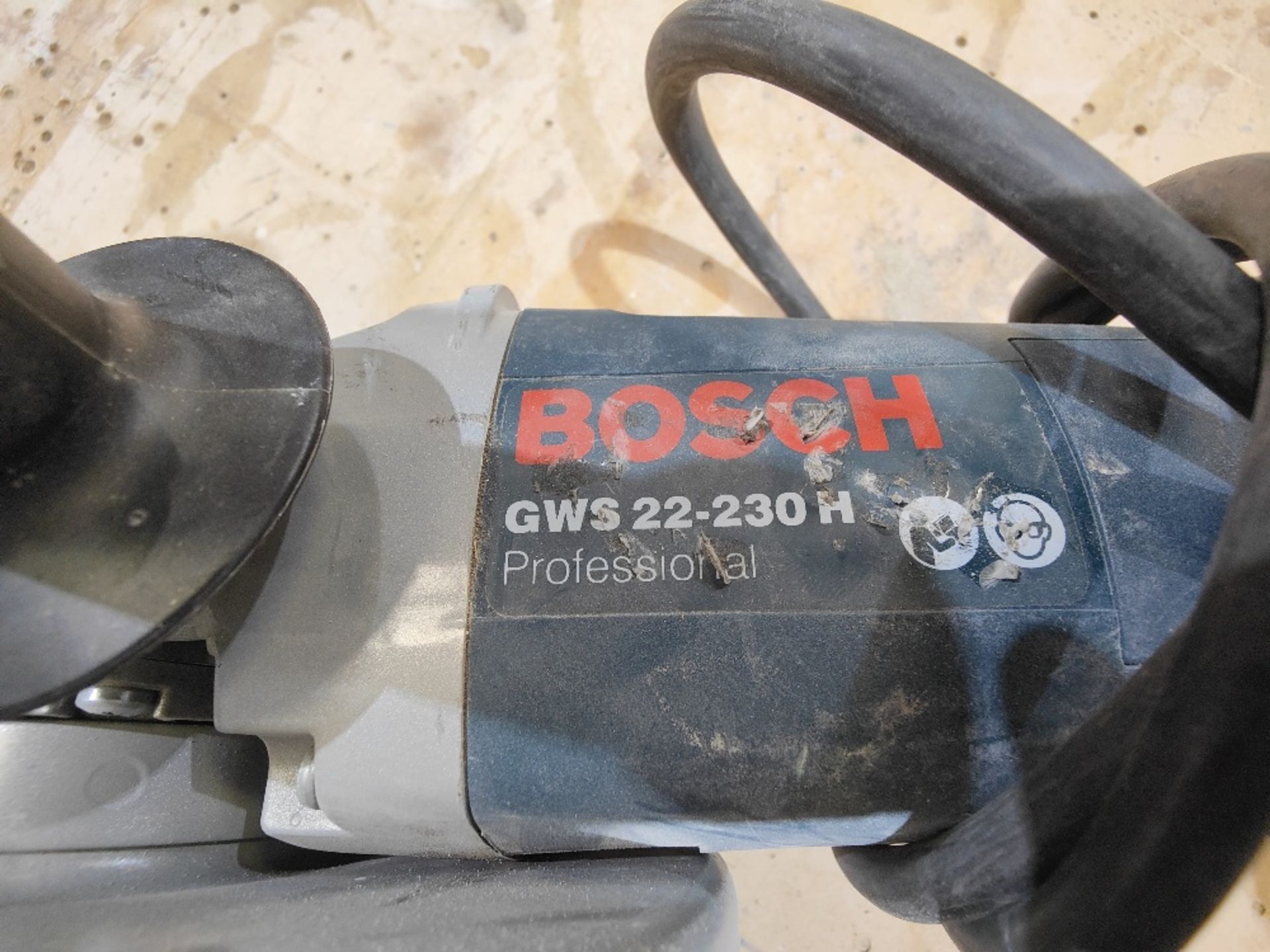 Bosch Professional GWS 22-230H 9 inch 110V angle grinder - Image 3 of 3