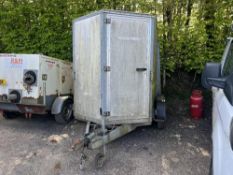 Ifor Williams twin axle box trailer complete with T.T.UK pipe bursting equipment