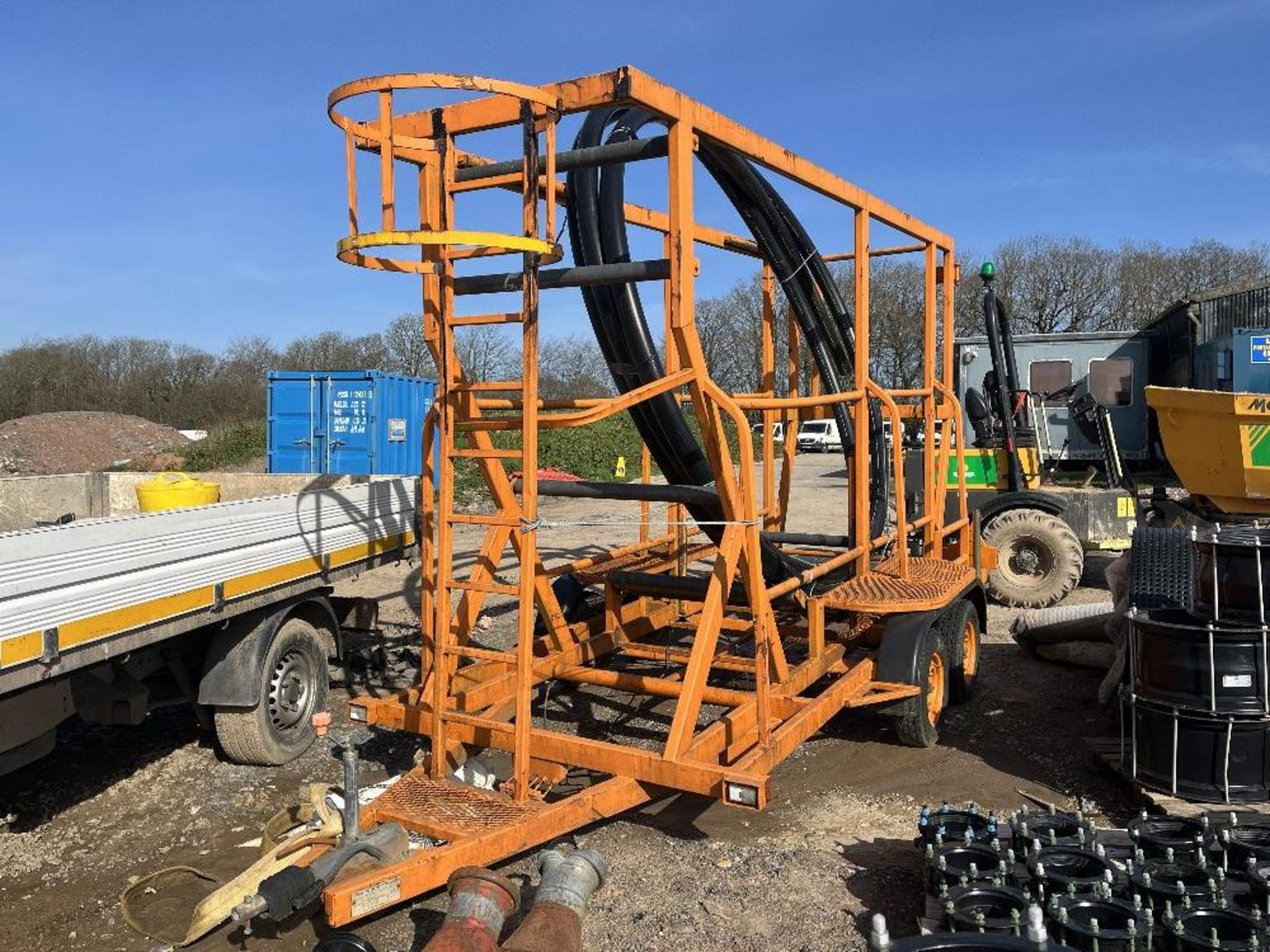 Twin Axle Utility Cable Trailer"Pipe to site" trailers - Image 3 of 5